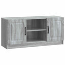 vidaXL TV Kast Zwart 102 x 34,5 x 47 cm Bewerkt hout