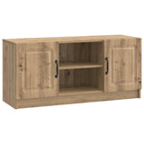 vidaXL TV Kast Zwart 102 x 34,5 x 47 cm Bewerkt hout
