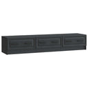 vidaXL TV Kast met lade Zwart 147 x 34,5 x 27 cm Bewerkt hout