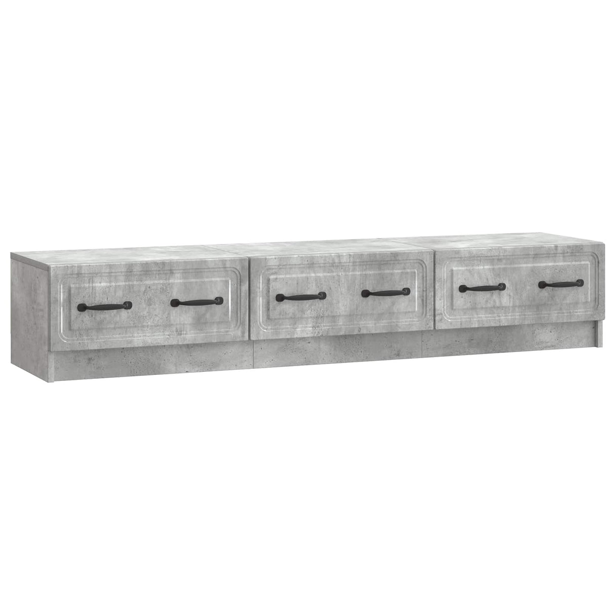 vidaXL TV Kast met lade Zwart 147 x 34,5 x 27 cm Bewerkt hout