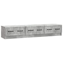 vidaXL TV Kast met lade Zwart 147 x 34,5 x 27 cm Bewerkt hout