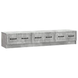 vidaXL TV Kast met lade Zwart 147 x 34,5 x 27 cm Bewerkt hout