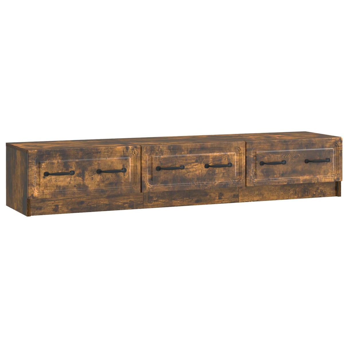 vidaXL TV Kast met lade Zwart 147 x 34,5 x 27 cm Bewerkt hout