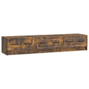 vidaXL TV Kast met lade Zwart 147 x 34,5 x 27 cm Bewerkt hout
