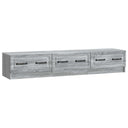 vidaXL TV Kast met lade Zwart 147 x 34,5 x 27 cm Bewerkt hout