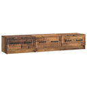 vidaXL TV Kast met lade Zwart 147 x 34,5 x 27 cm Bewerkt hout