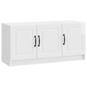vidaXL TV Kast Zwart 99 x 34,5 x 47 cm Bewerkt hout