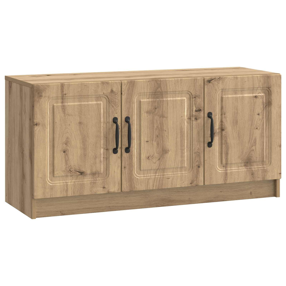 vidaXL TV Kast Zwart 99 x 34,5 x 47 cm Bewerkt hout
