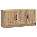 vidaXL TV Kast Zwart 99 x 34,5 x 47 cm Bewerkt hout