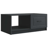 vidaXL Coffee Table Black 90 x 50 x 37 cm Engineered Wood