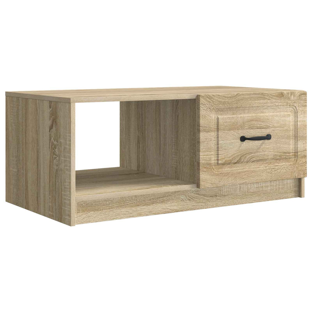 vidaXL Coffee Table Black 90 x 50 x 37 cm Engineered Wood