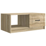 vidaXL Coffee Table Black 90 x 50 x 37 cm Engineered Wood