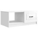 vidaXL Coffee Table Black 90 x 50 x 37 cm Engineered Wood