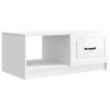 vidaXL Coffee Table Black 90 x 50 x 37 cm Engineered Wood