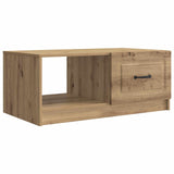 vidaXL Coffee Table Black 90 x 50 x 37 cm Engineered Wood