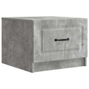 vidaXL Salontafel met lade Zwart 49 x 50 x 37 cm Bewerkt hout