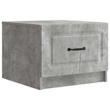 vidaXL Salontafel met lade Zwart 49 x 50 x 37 cm Bewerkt hout