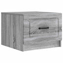 vidaXL Salontafel met lade Zwart 49 x 50 x 37 cm Bewerkt hout