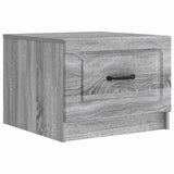 vidaXL Salontafel met lade Zwart 49 x 50 x 37 cm Bewerkt hout