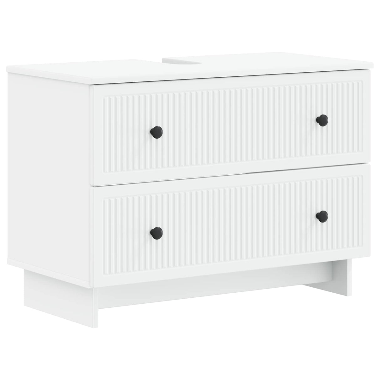 vidaXL EDE Bathroom Vanity Unit White 82 x 41 x 59 cm