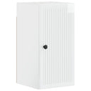 vidaXL Badkamer wandkast EDE Wit 30 x 31 x 59 cm Bewerkt hout