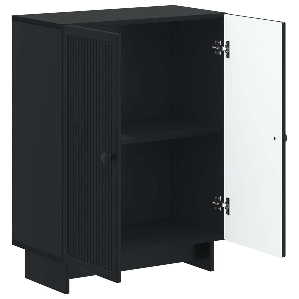 vidaXL Bathroom Storage Cabinet EDE White 59.5x31x80 cm Engineered Wood