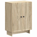vidaXL Bathroom Storage Cabinet EDE White 59.5x31x80 cm Engineered Wood