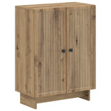 vidaXL Bathroom Storage Cabinet EDE White 59.5x31x80 cm Engineered Wood