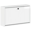 vidaXL Wandgemonteerde Schoenenkast EDE 71 x 17 x 43 cm Bewerkt hout