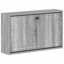 vidaXL Wandgemonteerde Schoenenkast EDE 71 x 17 x 43 cm Bewerkt hout