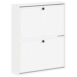 vidaXL Wandgemonteerde Schoenenkast EDE 71 x 17 x 86 cm Bewerkt hout