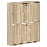 vidaXL Wandgemonteerde Schoenenkast EDE 71 x 17 x 86 cm Bewerkt hout