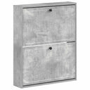 vidaXL Wandgemonteerde Schoenenkast EDE 71 x 17 x 86 cm Bewerkt hout