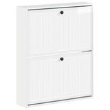 vidaXL Wandgemonteerde Schoenenkast EDE 71 x 17 x 86 cm Bewerkt hout