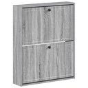 vidaXL Wandgemonteerde Schoenenkast EDE 71 x 17 x 86 cm Bewerkt hout