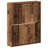 vidaXL Wandgemonteerde Schoenenkast EDE 71 x 17 x 86 cm Bewerkt hout