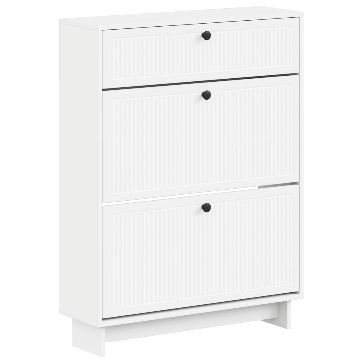 vidaXL Schoenenkast EDE 78 x 24 x 103 cm Bewerkt hout Wit