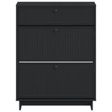 vidaXL Schoenenkast EDE 78 x 24 x 103 cm Bewerkt hout Wit
