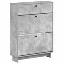 vidaXL Schoenenkast EDE 78 x 24 x 103 cm Bewerkt hout Wit