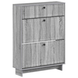 vidaXL Schoenenkast EDE 78 x 24 x 103 cm Bewerkt hout Wit