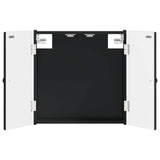 vidaXL Dartboard Cabinet EDE White 52.5 x 10.5 x 53.5 cm Engineered Wood