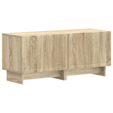 vidaXL Tv-meubel Wit Bewerkt hout