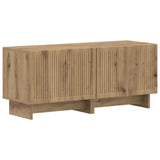 vidaXL Tv-meubel Wit Bewerkt hout