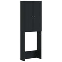 vidaXL Toiletkast EDE Wit 66 x 25,5 x 190 cm Bewerkt hout
