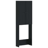 vidaXL Toiletkast EDE Wit 66 x 25,5 x 190 cm Bewerkt hout