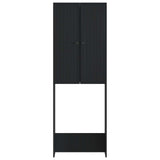vidaXL Toiletkast EDE Wit 66 x 25,5 x 190 cm Bewerkt hout