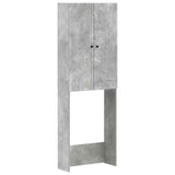 vidaXL Toiletkast EDE Wit 66 x 25,5 x 190 cm Bewerkt hout