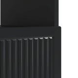 vidaXL LED tv-meubel Wit Bewerkt hout