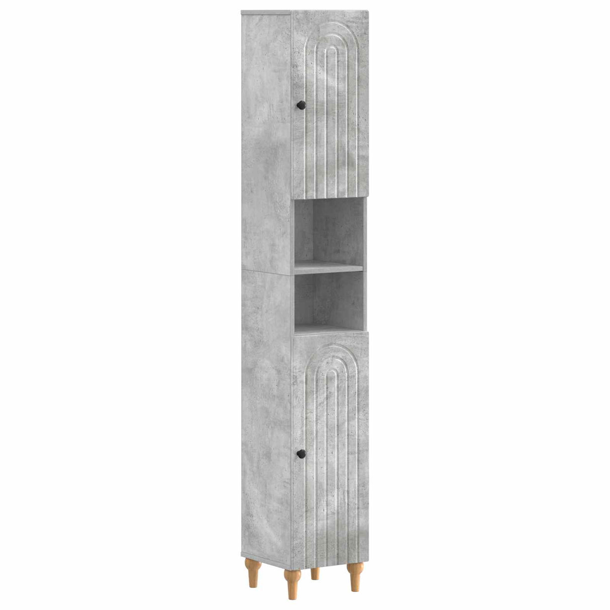 vidaXL Badkamerkast met Open Plank ALKMAAR Wit 30 x 31 x 190 cm