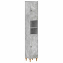 vidaXL Badkamerkast met Open Plank ALKMAAR Wit 30 x 31 x 190 cm